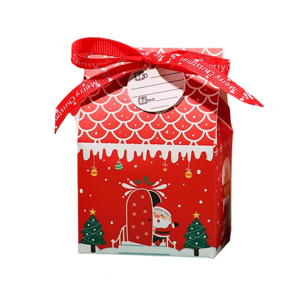 Set Cajas Casa Navidad Roja N°2 10x7x5 cm. 5 Unidades 0