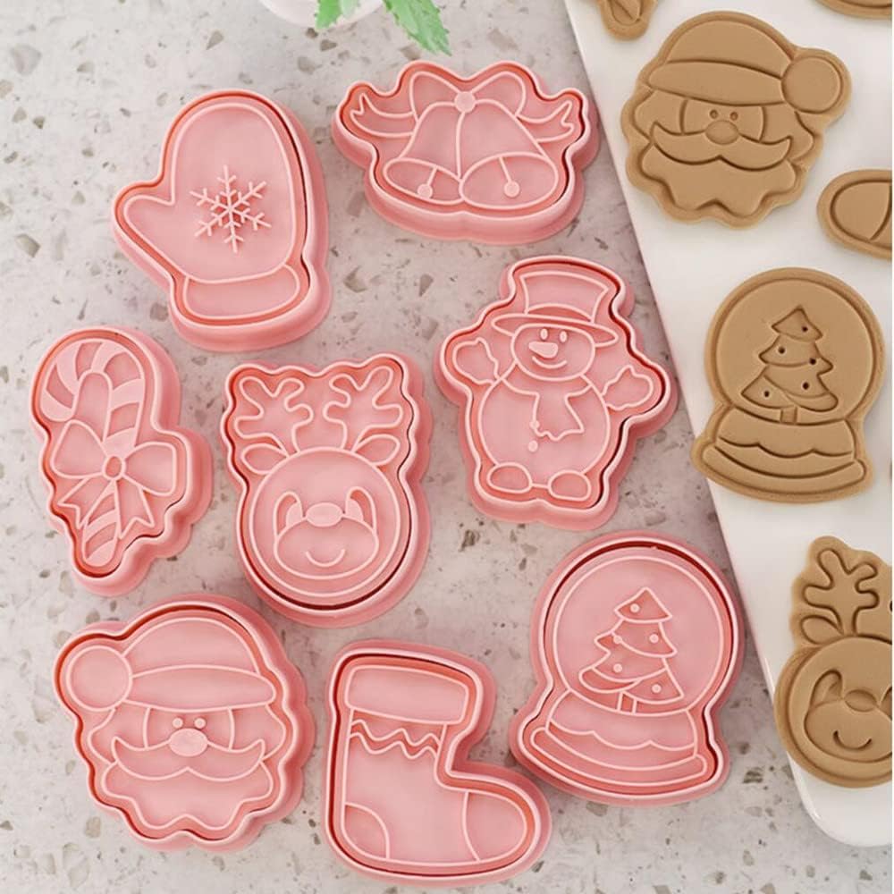 Set Cortador Marcador Navidad N°4 8 Diseños5