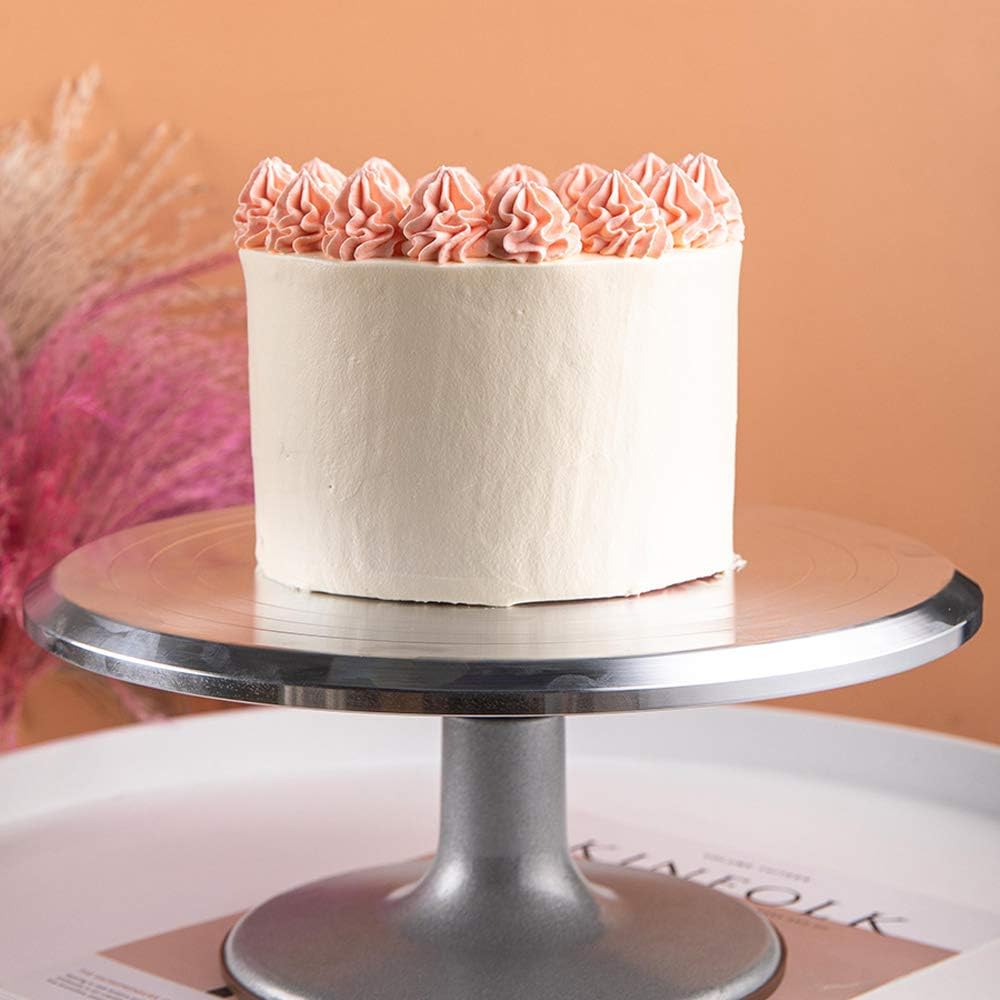 Base Giratoria para Tortas 30 cm. Aluminio2