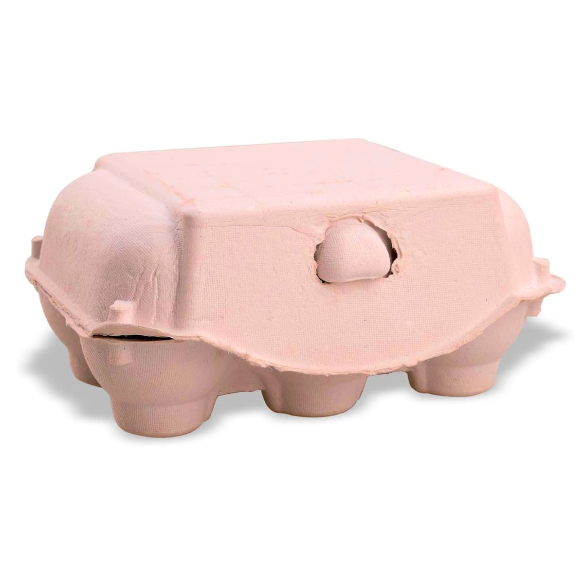 Caja para 6 Huevos Cartón Rosa Pastel 6 Unidades 0