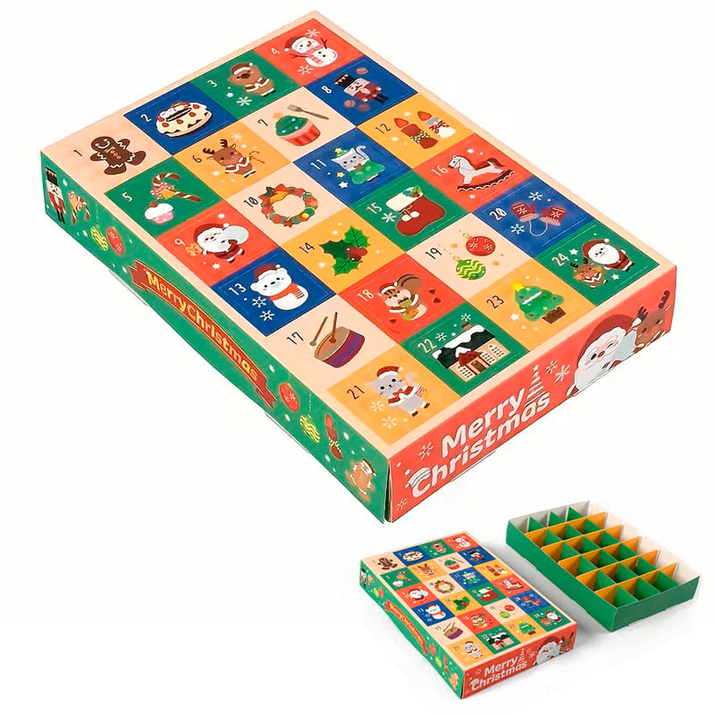 Set Cajas Calendario de Adviento 24 Días - 5 Unidades1