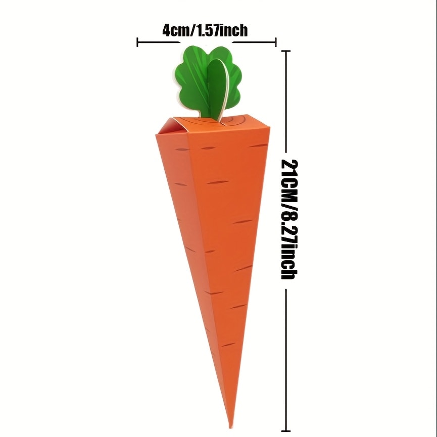 Caja Zanahoria Cartulina 10 Unidades8