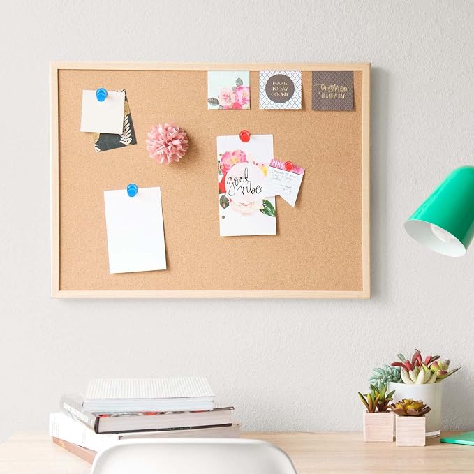 Pizarra Tablero Corcho 30x40 con Marco Madera4