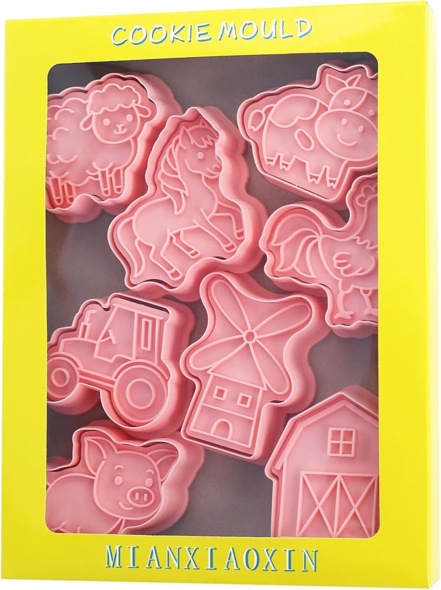 Set Cortador Marcador Granja 8 Diseños5