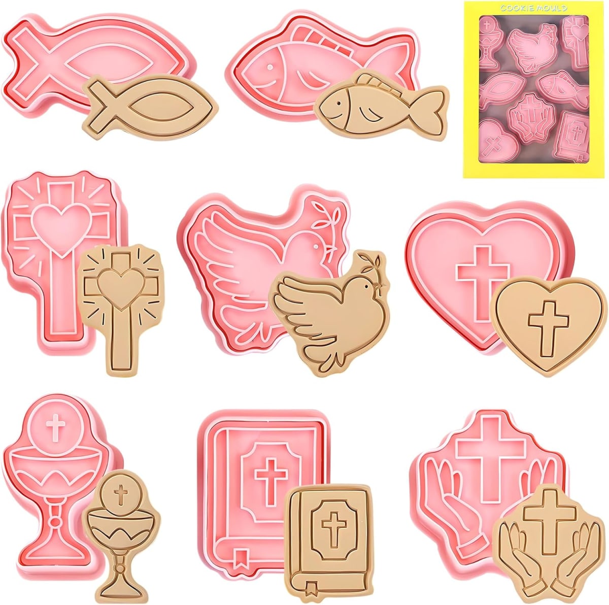 Set Cortador Marcador Comunión 8 Diseños 0