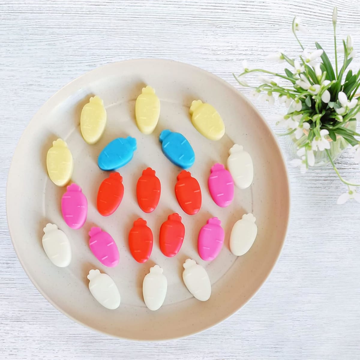 Molde Chocolate Silicona Zanahorias 119 Cavidades7