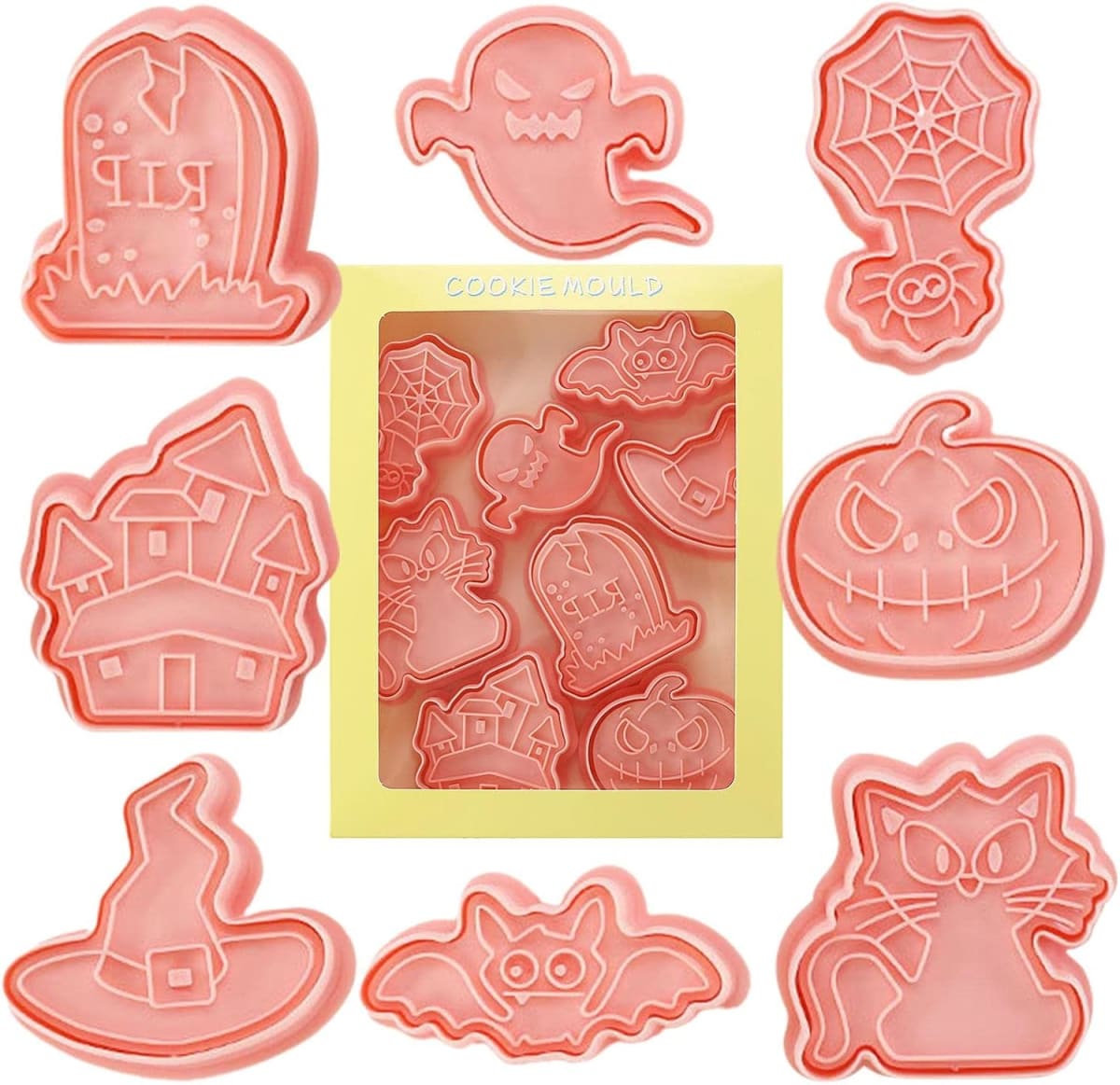 Set Cortador Marcador Halloween N°6 - 8 Diseños 0