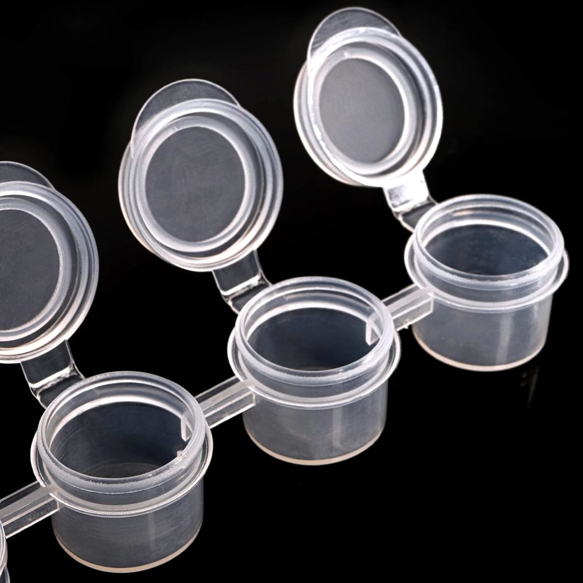 Set Tiras Potes Frascos Con Pincel Para Pintura 2 ml. 10 Unidades7