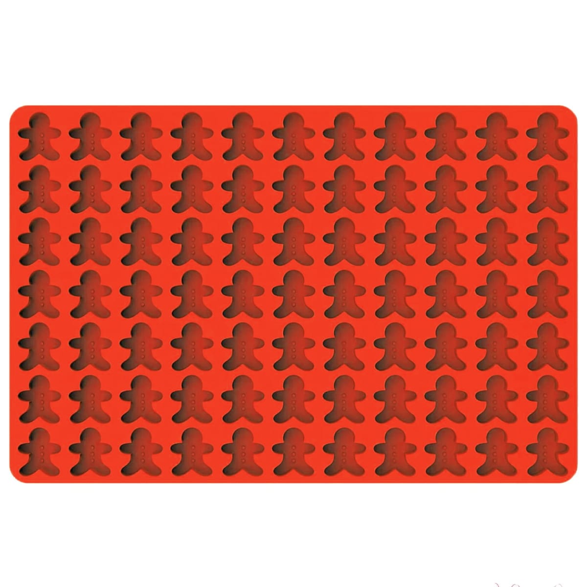 Molde Chocolate Hombres de Jengibre 77 Cavidades Silicona 0