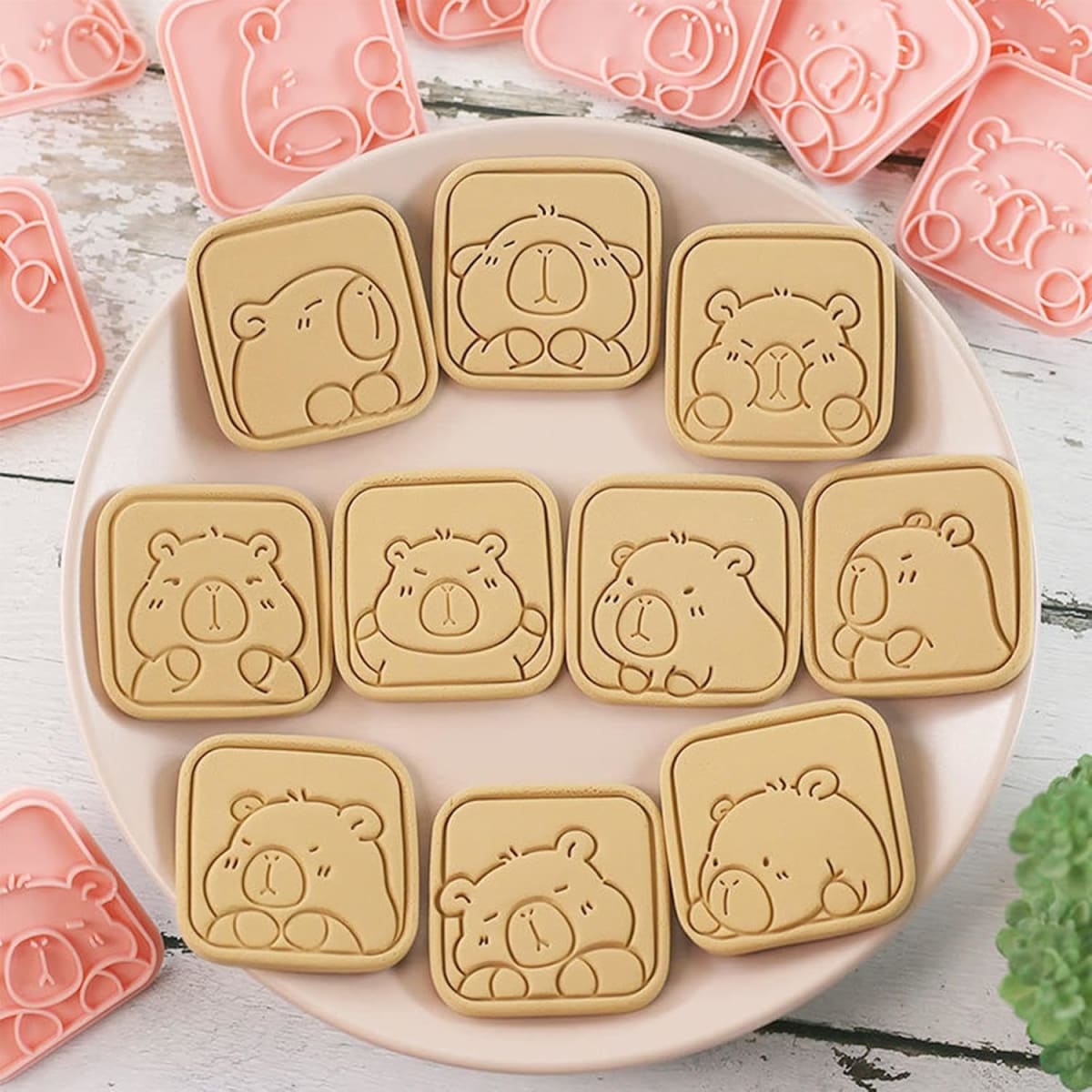 Set Cortador Marcador Capibara N°1 - 10 Diseños4