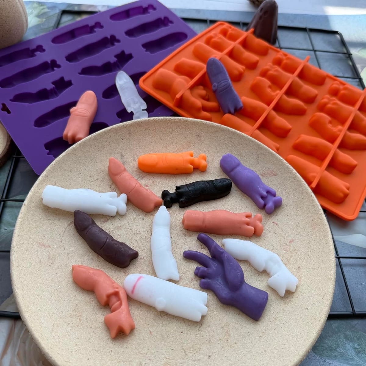Molde Dedos Halloween Silicona6