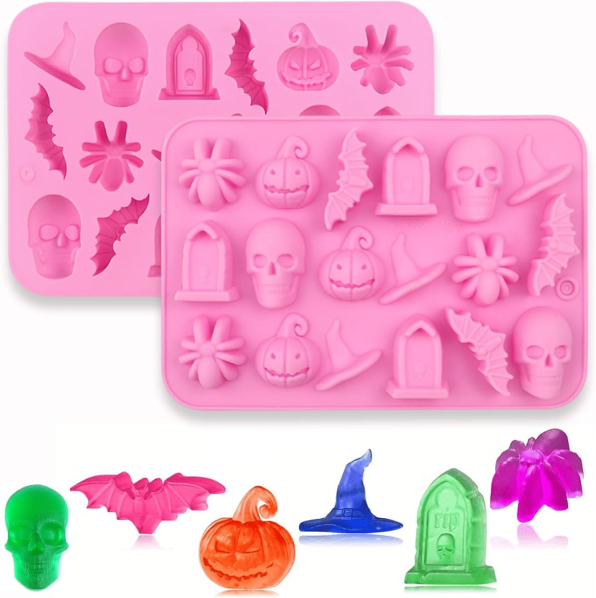 Molde Chocolate Mix Halloween N°2 Silicona6