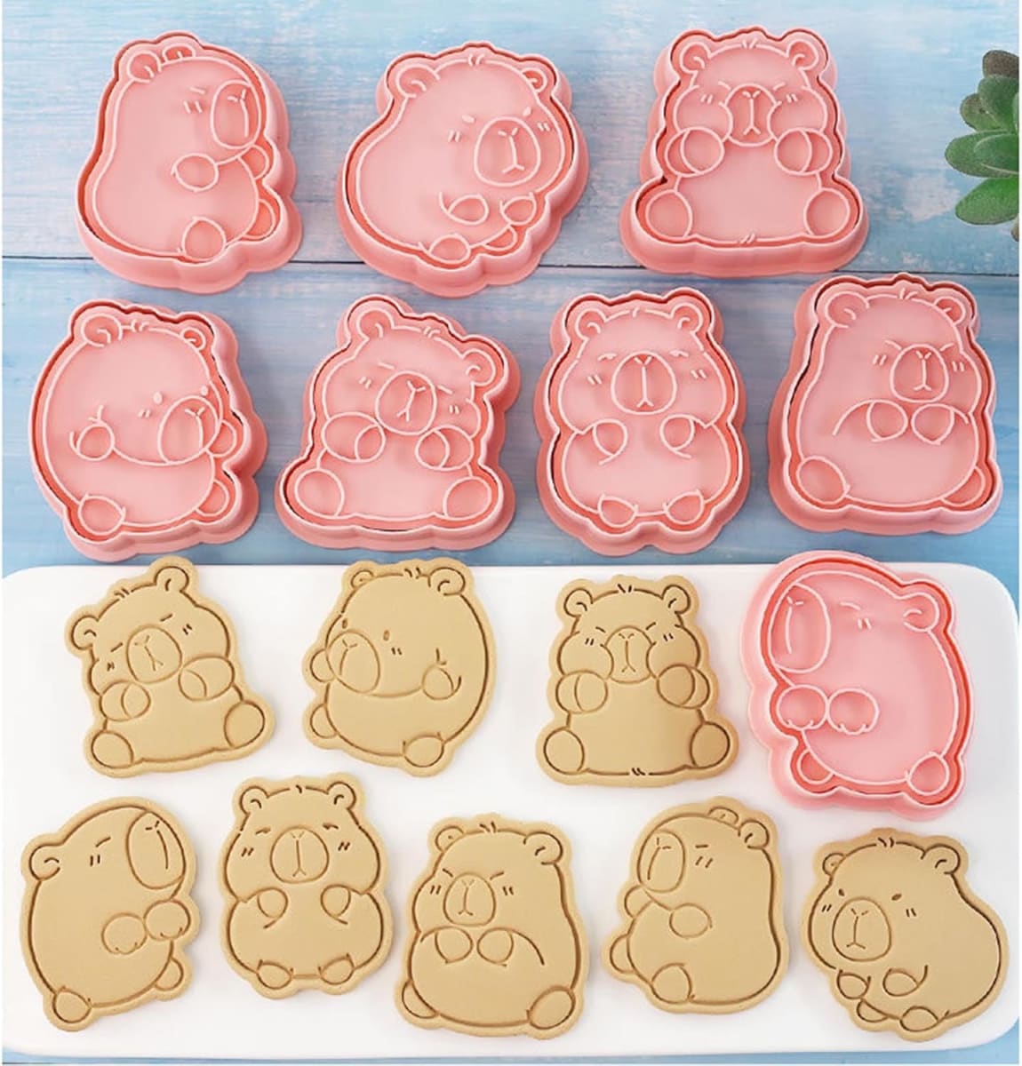 Set Cortador Marcador Capibara N°2 - 8 Diseños4