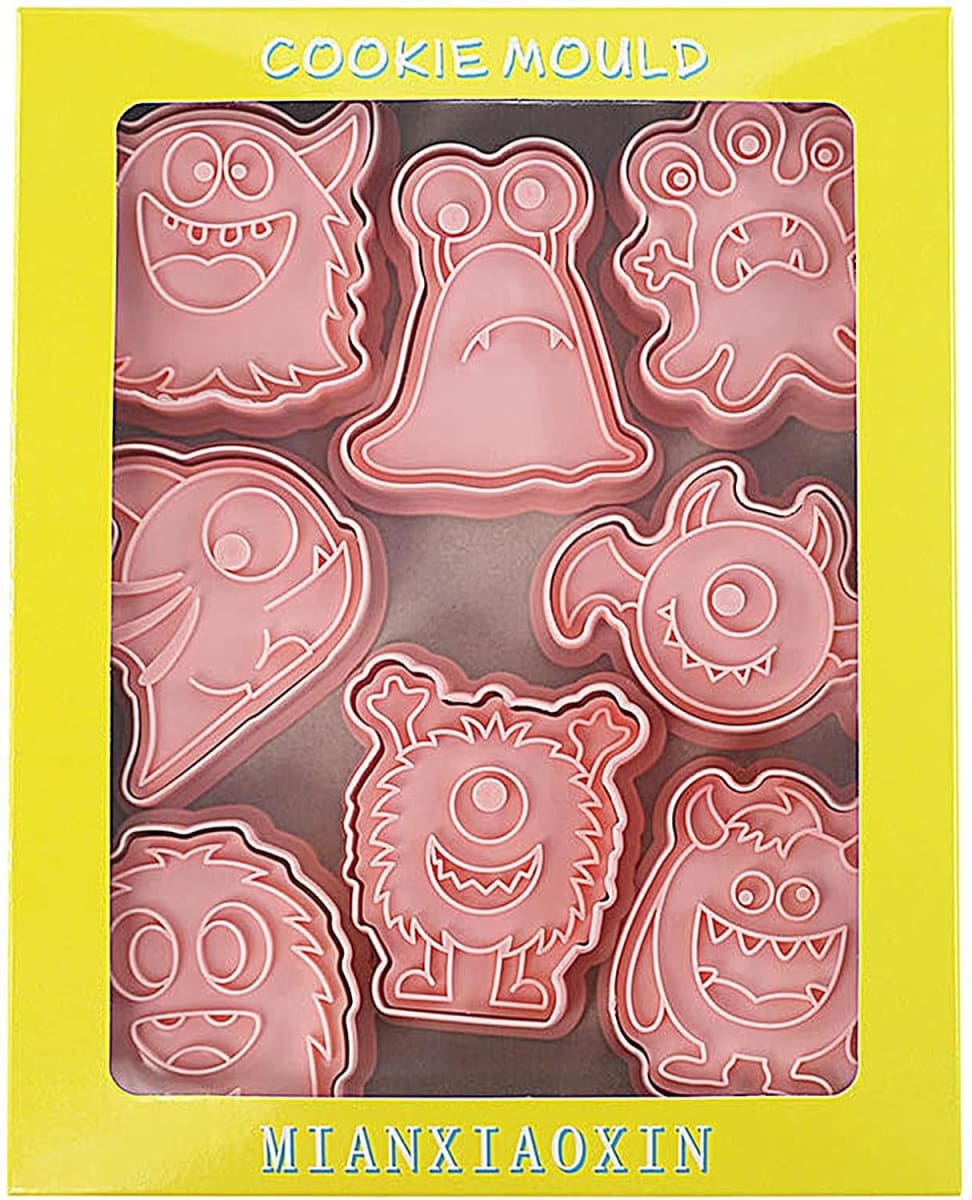 Set Cortador Marcador Monstruos 8 Diseños7