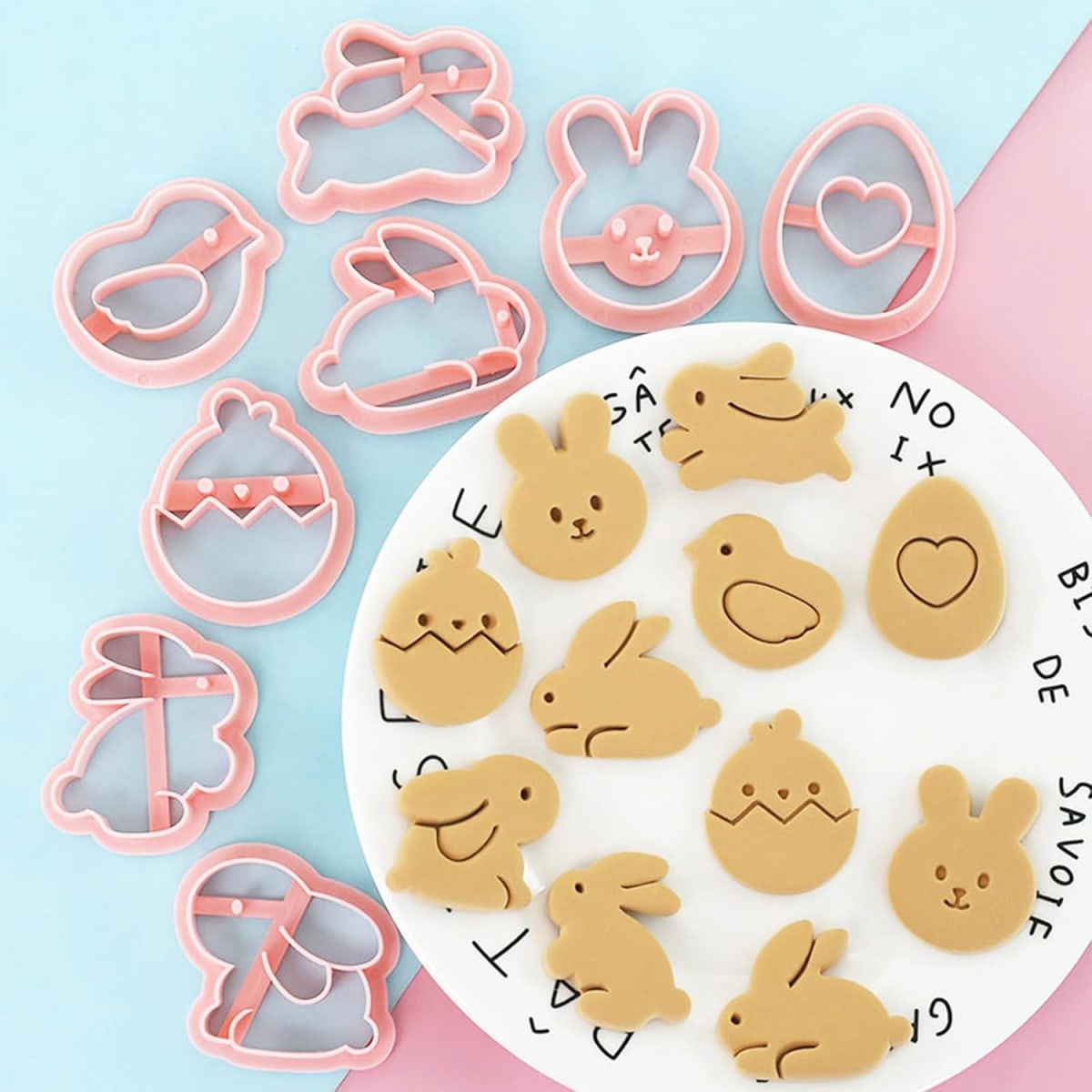 Set Cortador Pascua 8 Piezas Plástico2