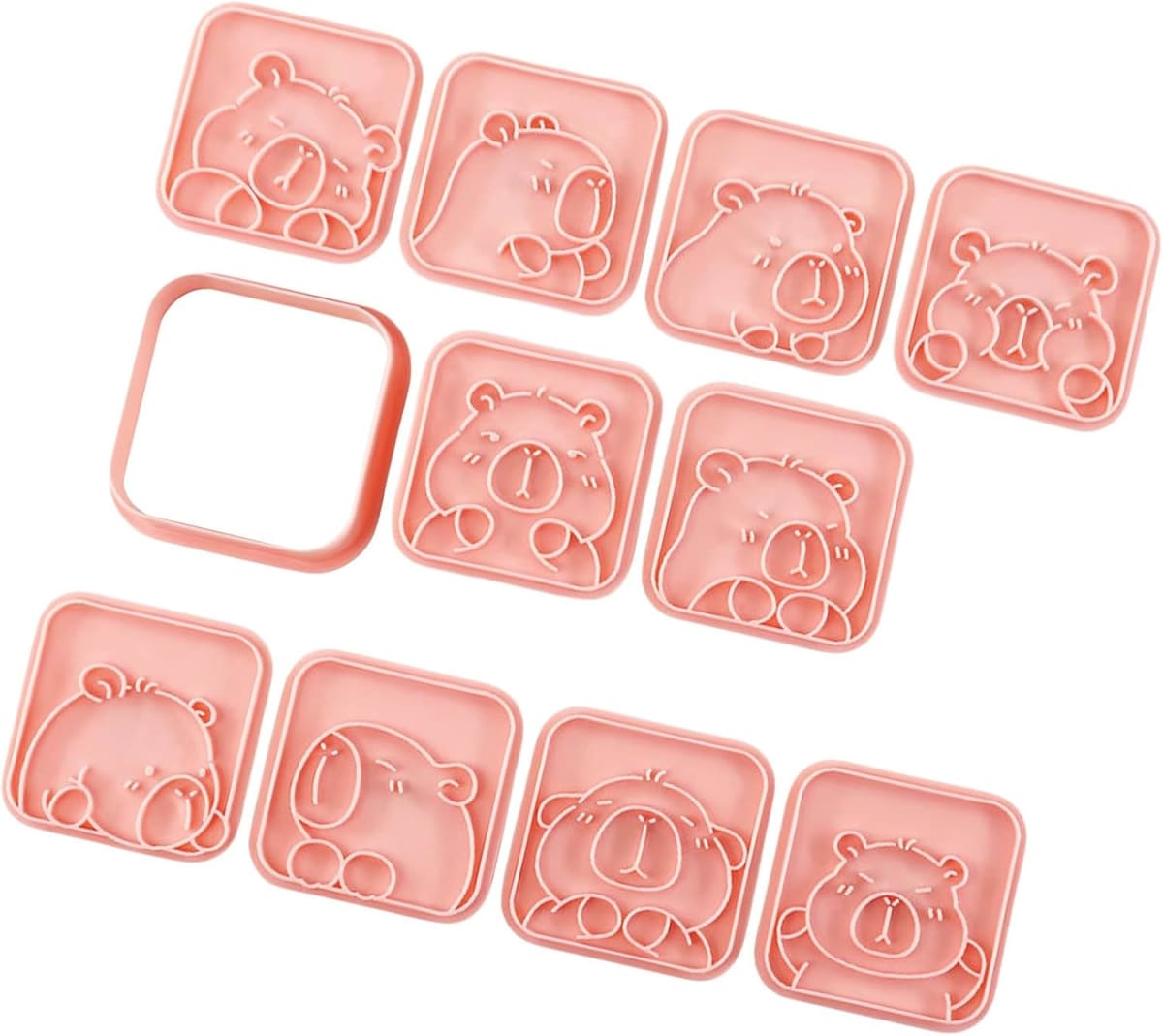 Set Cortador Marcador Capibara N°1 - 10 Diseños5