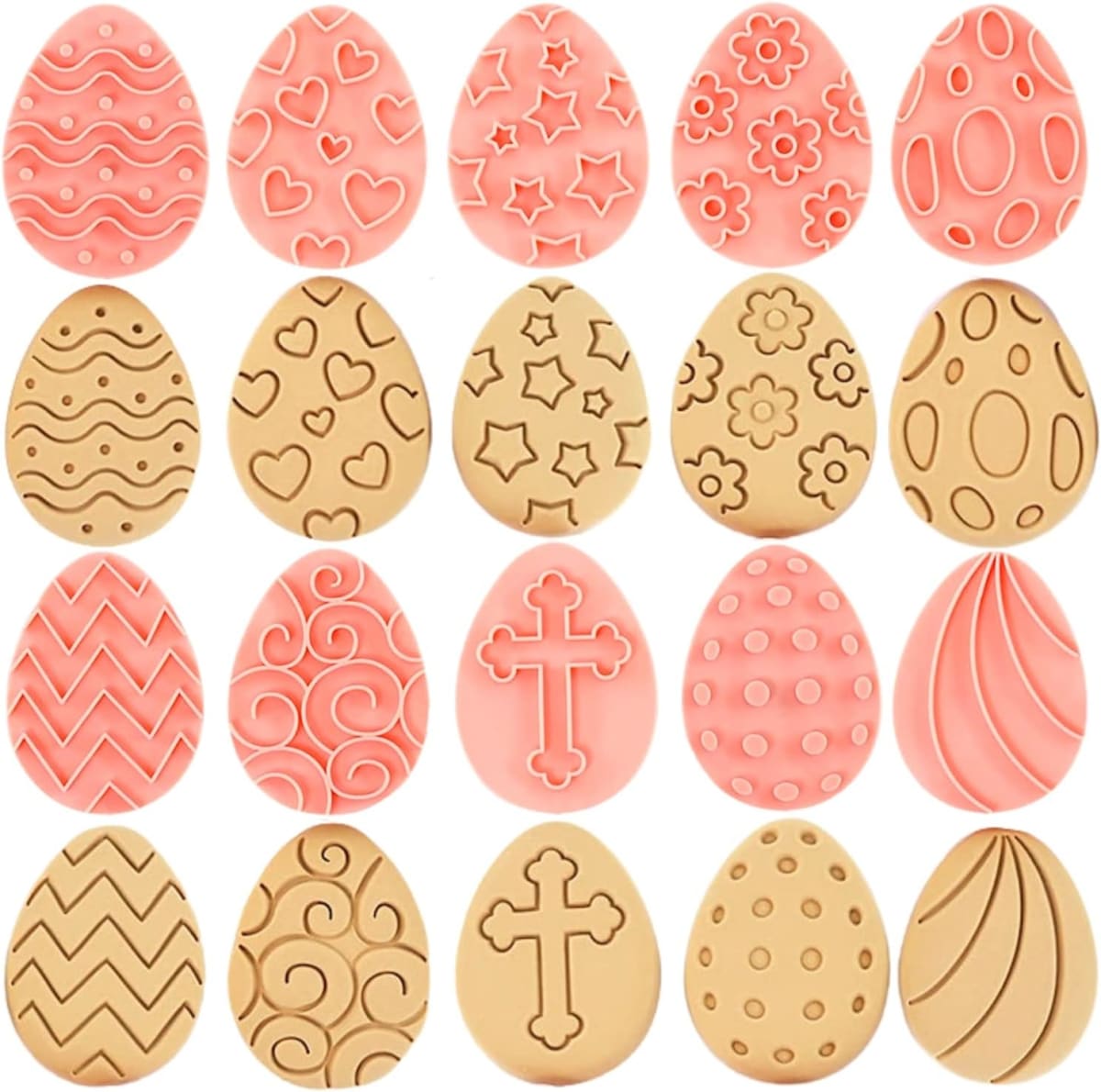 Set Cortador Marcador Huevos N°2 - 10 Piezas 0