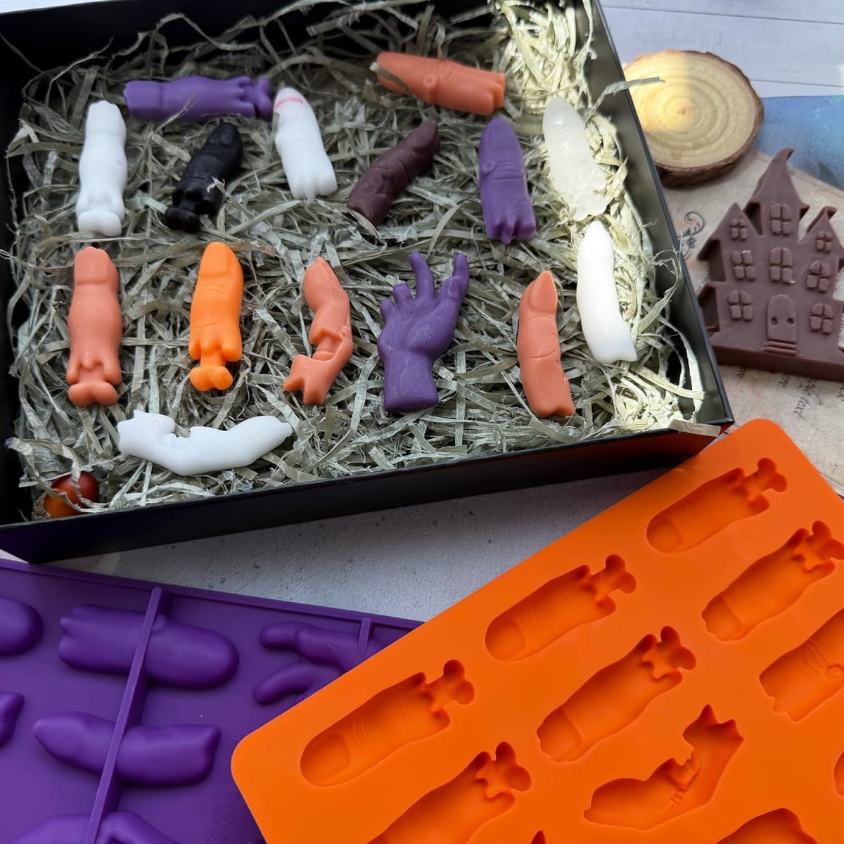 Molde Dedos Halloween Silicona5