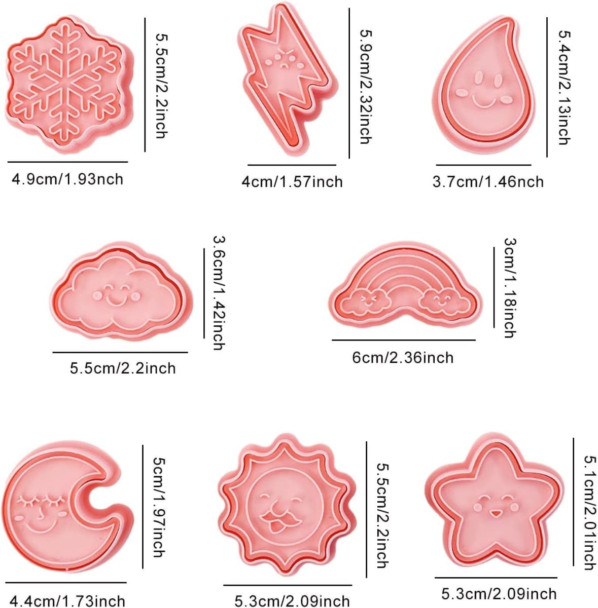 Set Cortador Marcador Clima 8 Diseños5