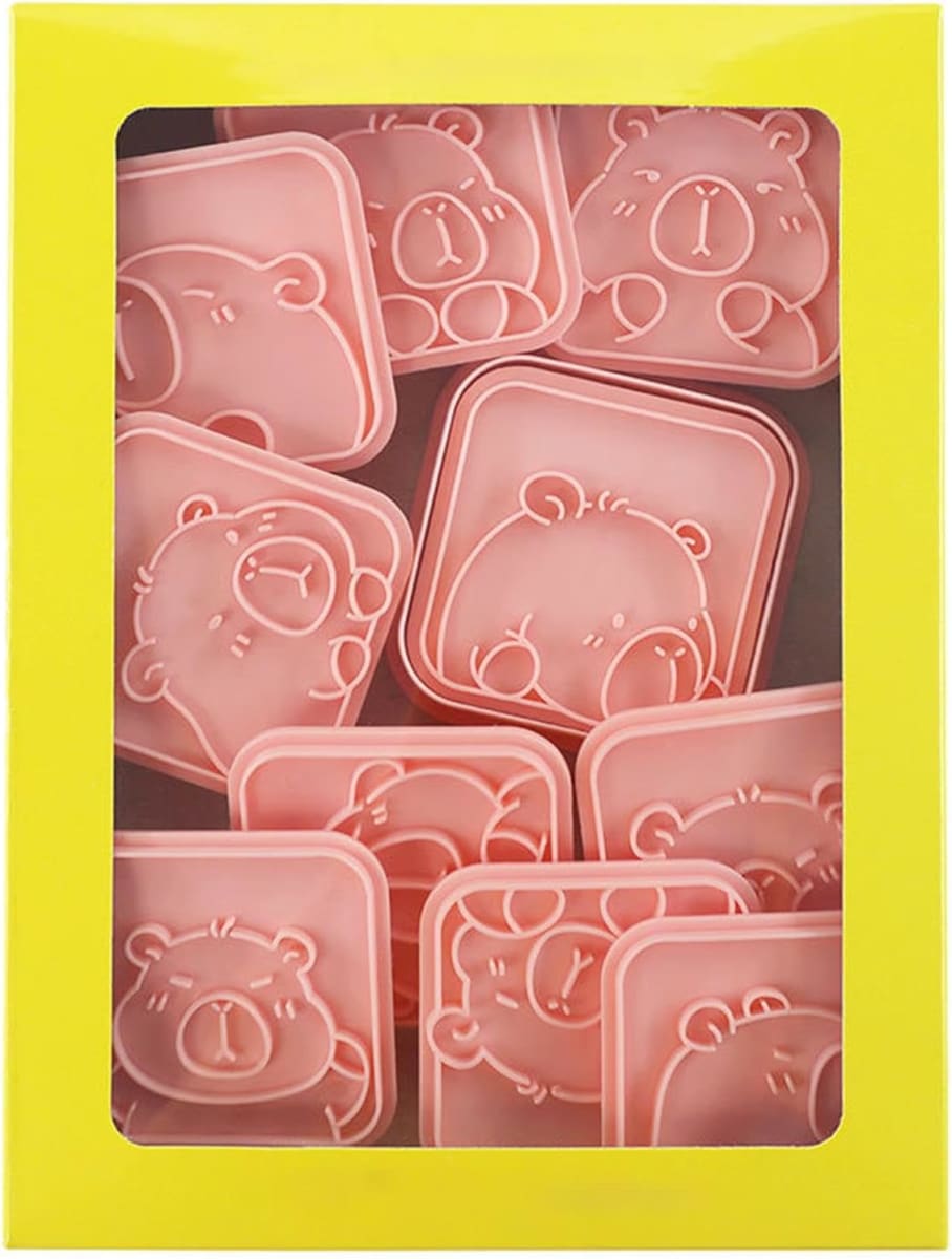 Set Cortador Marcador Capibara N°1 - 10 Diseños6