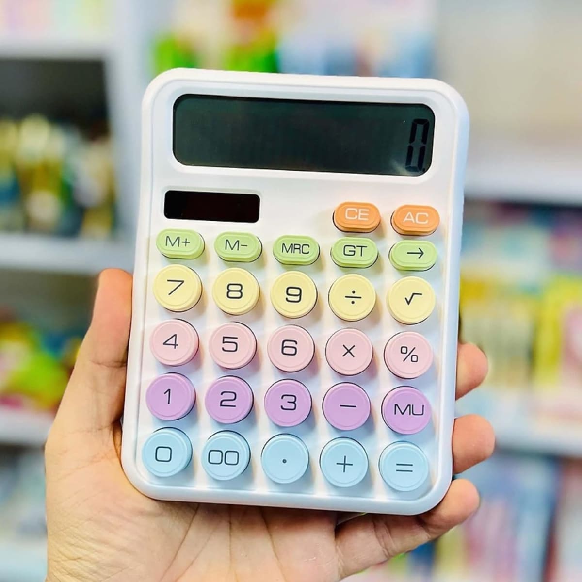 Calculadora De Escritorio Colores Pastel Dx-8184