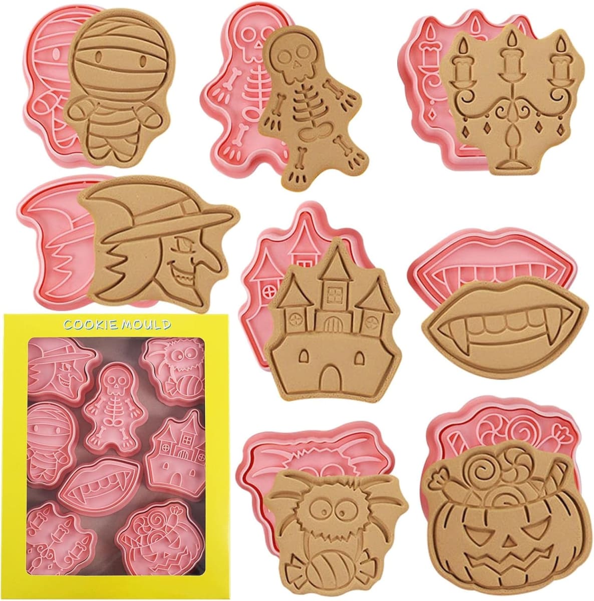 Set Cortador Marcador Halloween N°2 8 Diseños1