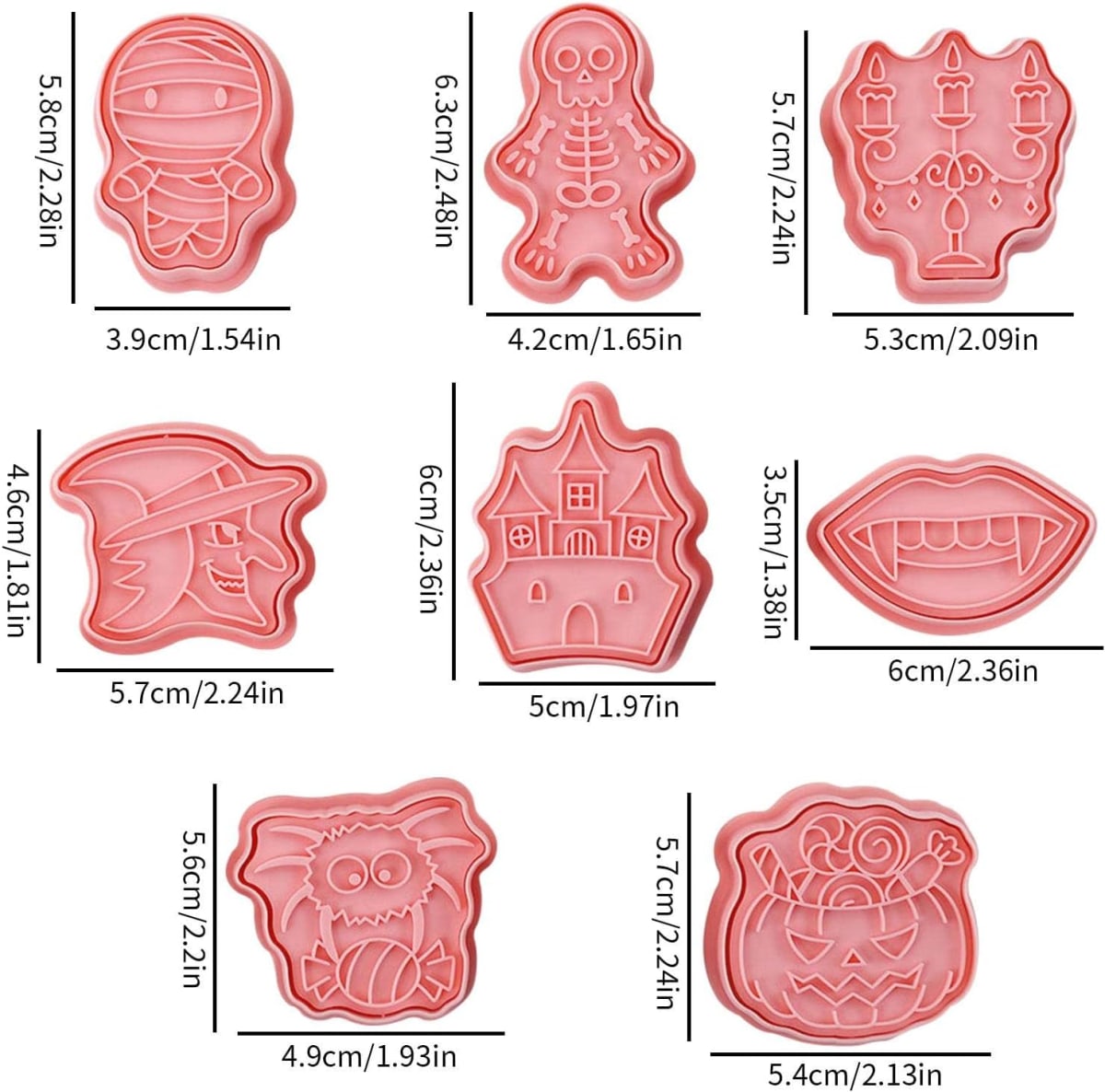 Set Cortador Marcador Halloween N°2 8 Diseños6