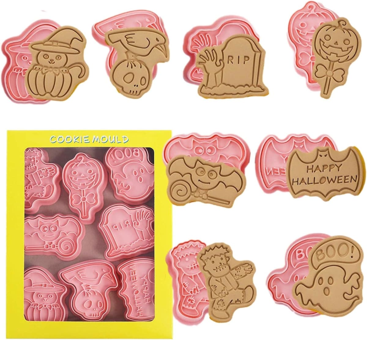 Set Cortador Marcador Halloween N°5 - 8 Diseños 0