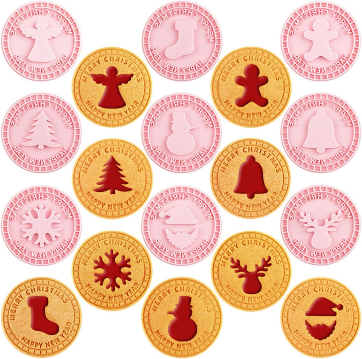Set Cortador Marcador Navidad N°8 - 9 Diseños1