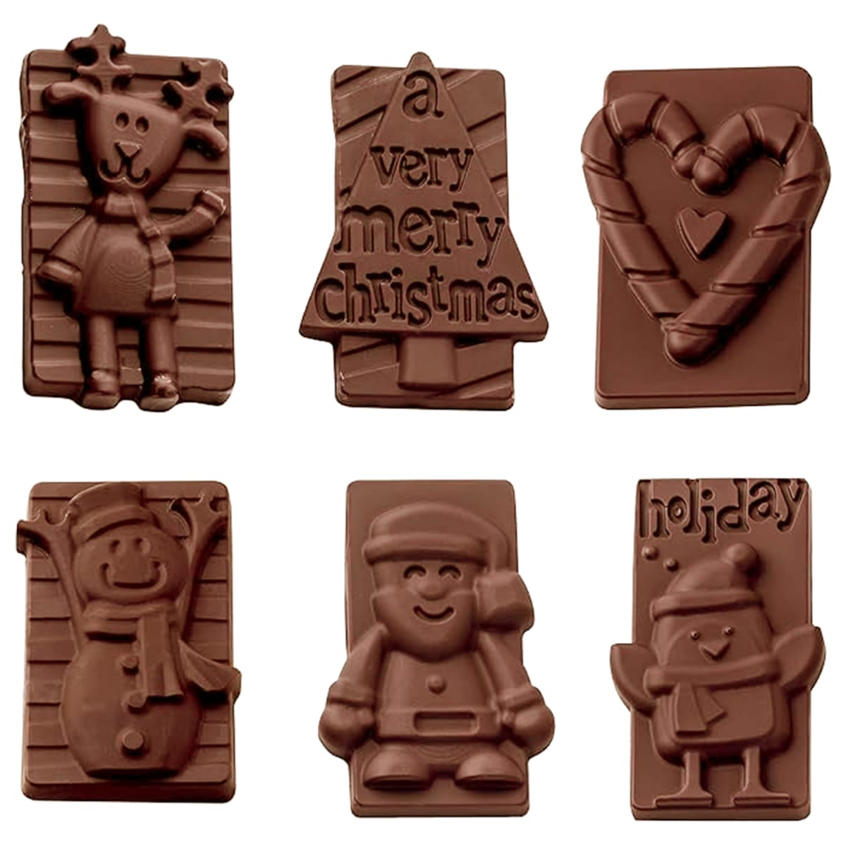 Molde Tabletas Navidad 16 Cavidades Silicona2