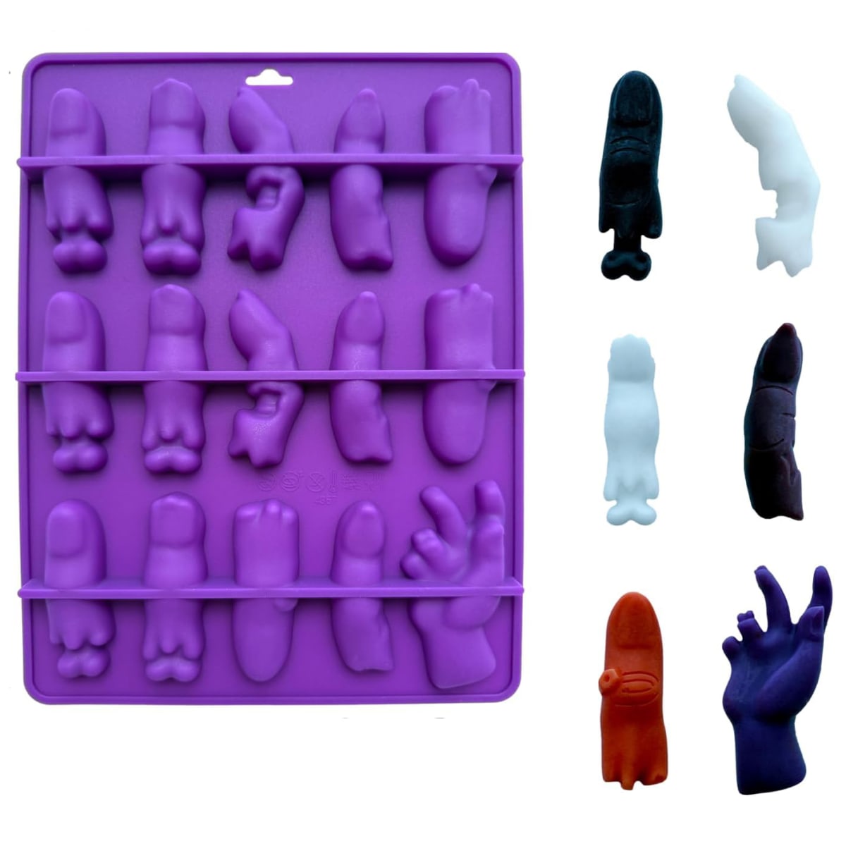 Molde Dedos Halloween Silicona 0