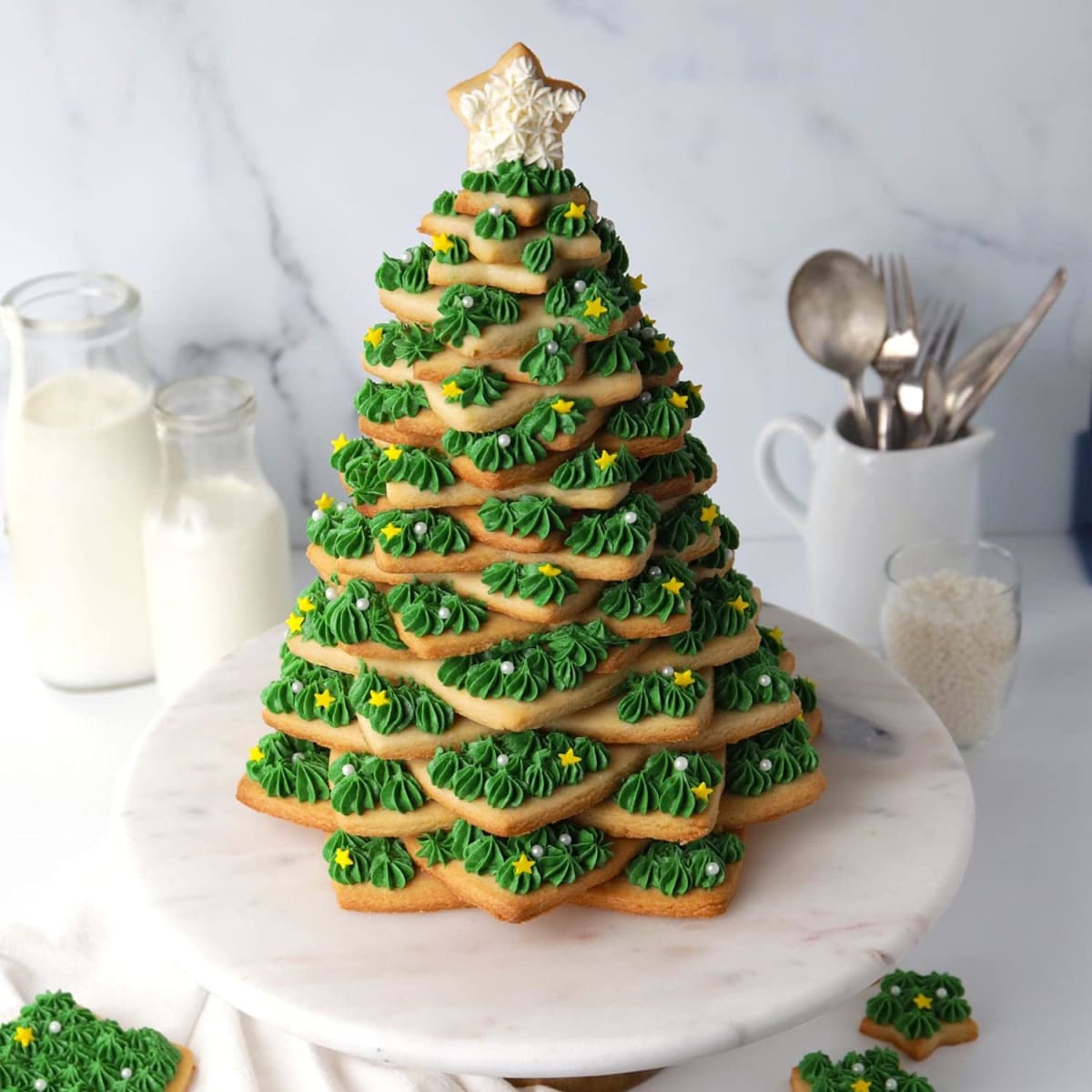 Set Cortadores Estrellas para Árbol 10 Piezas Plástico5