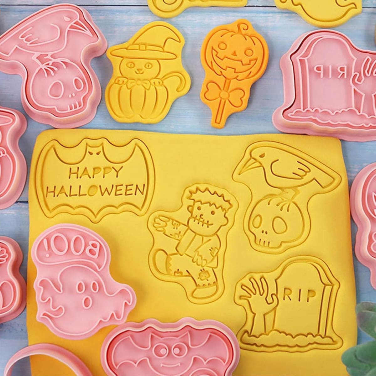 Set Cortador Marcador Halloween N°5 - 8 Diseños3