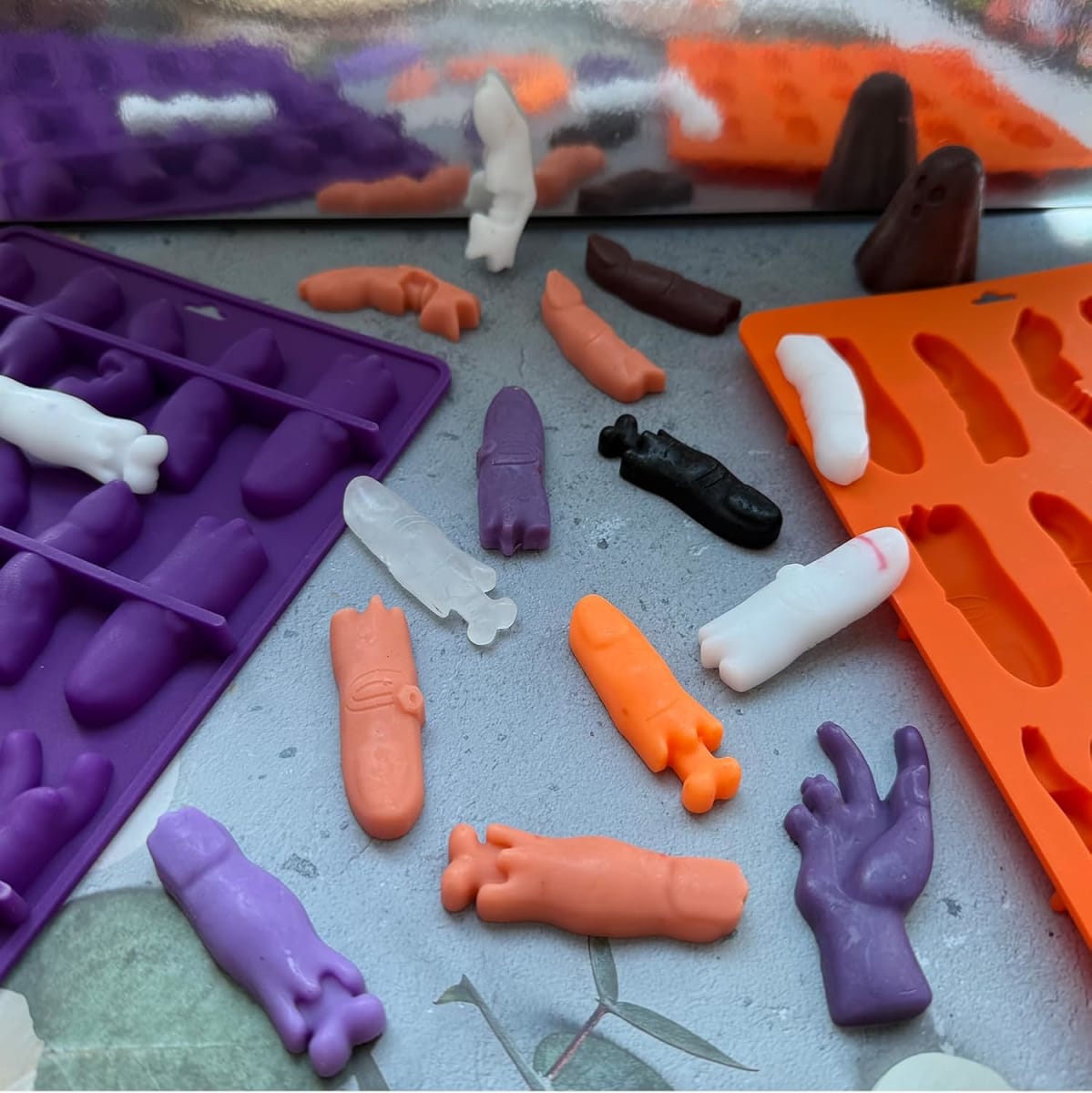 Molde Dedos Halloween Silicona2