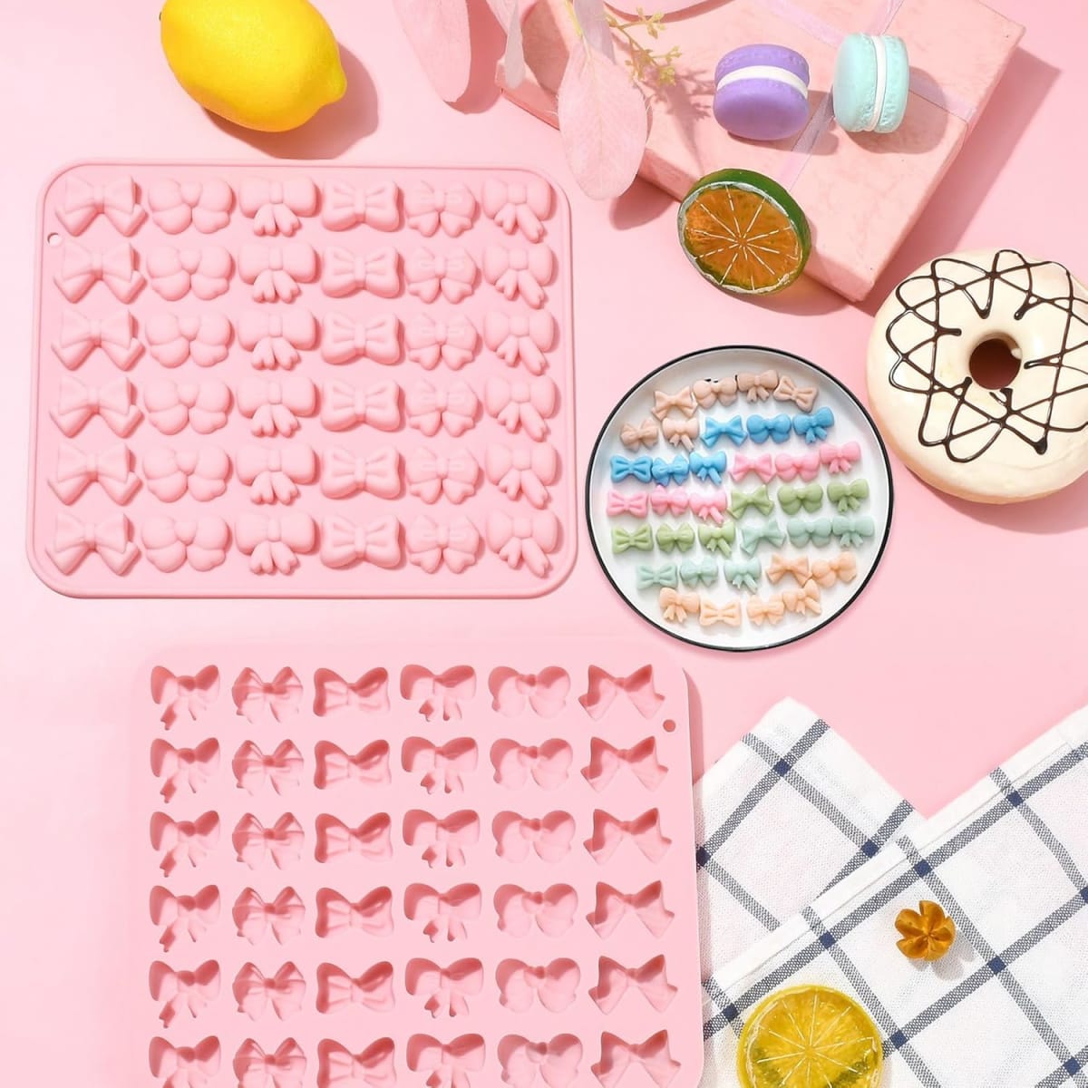 Molde Moños Lazos 36 Cavidades Silicona3