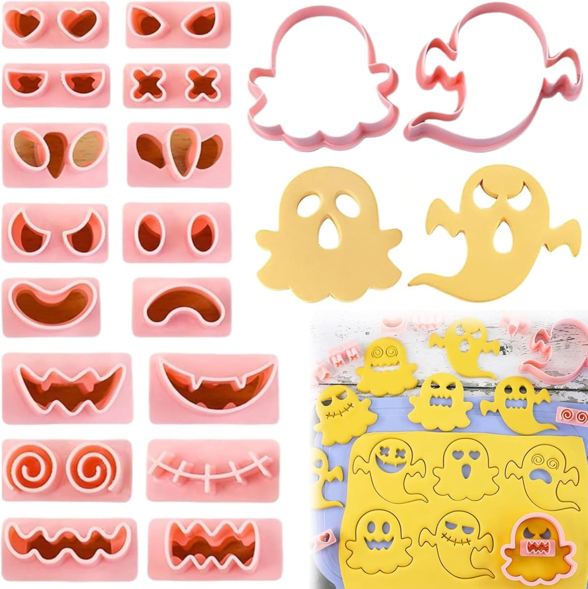 Set Cortador Marcador Fantasmas para Armar Plástico 0