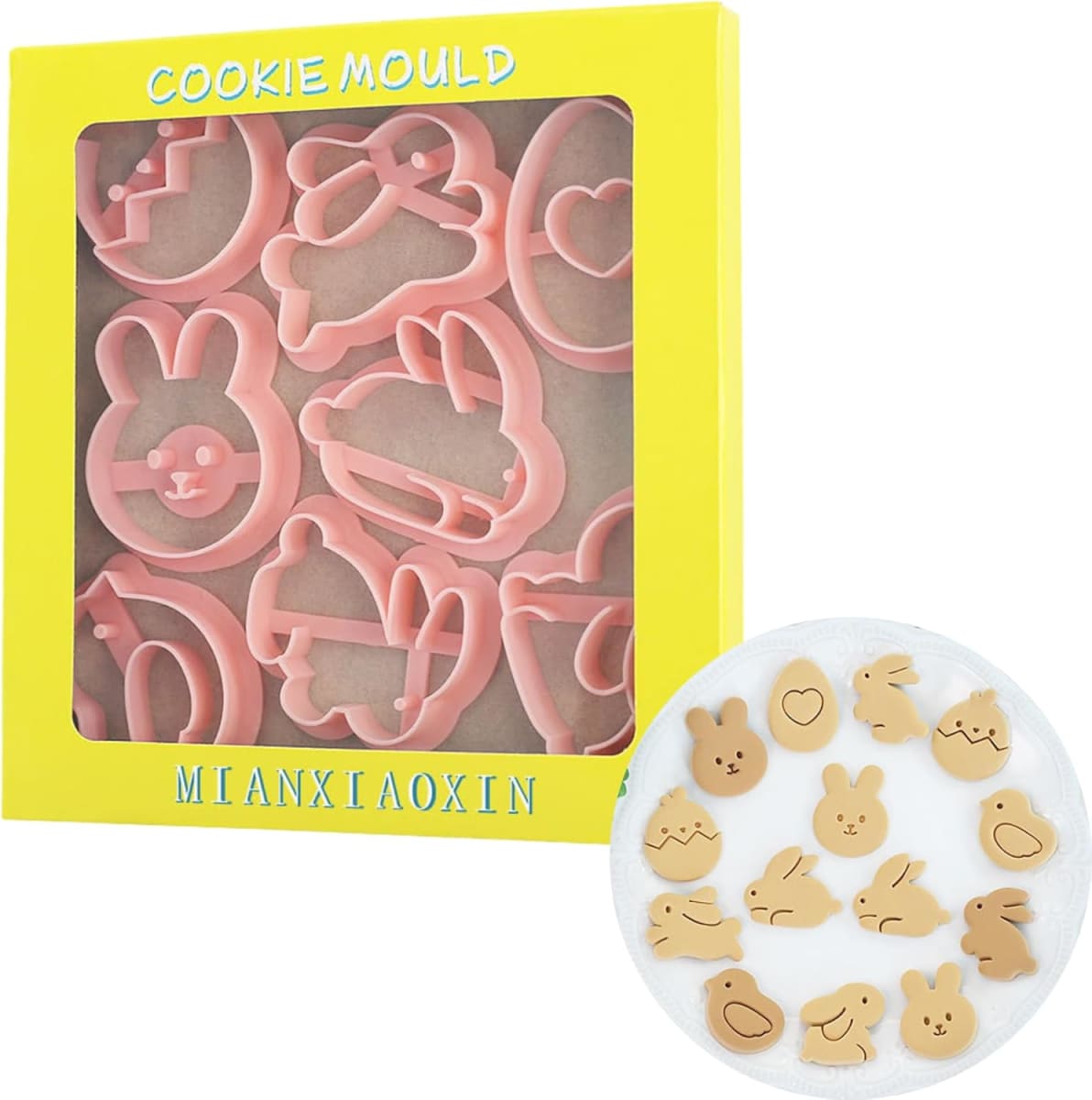 Set Cortador Pascua 8 Piezas Plástico8