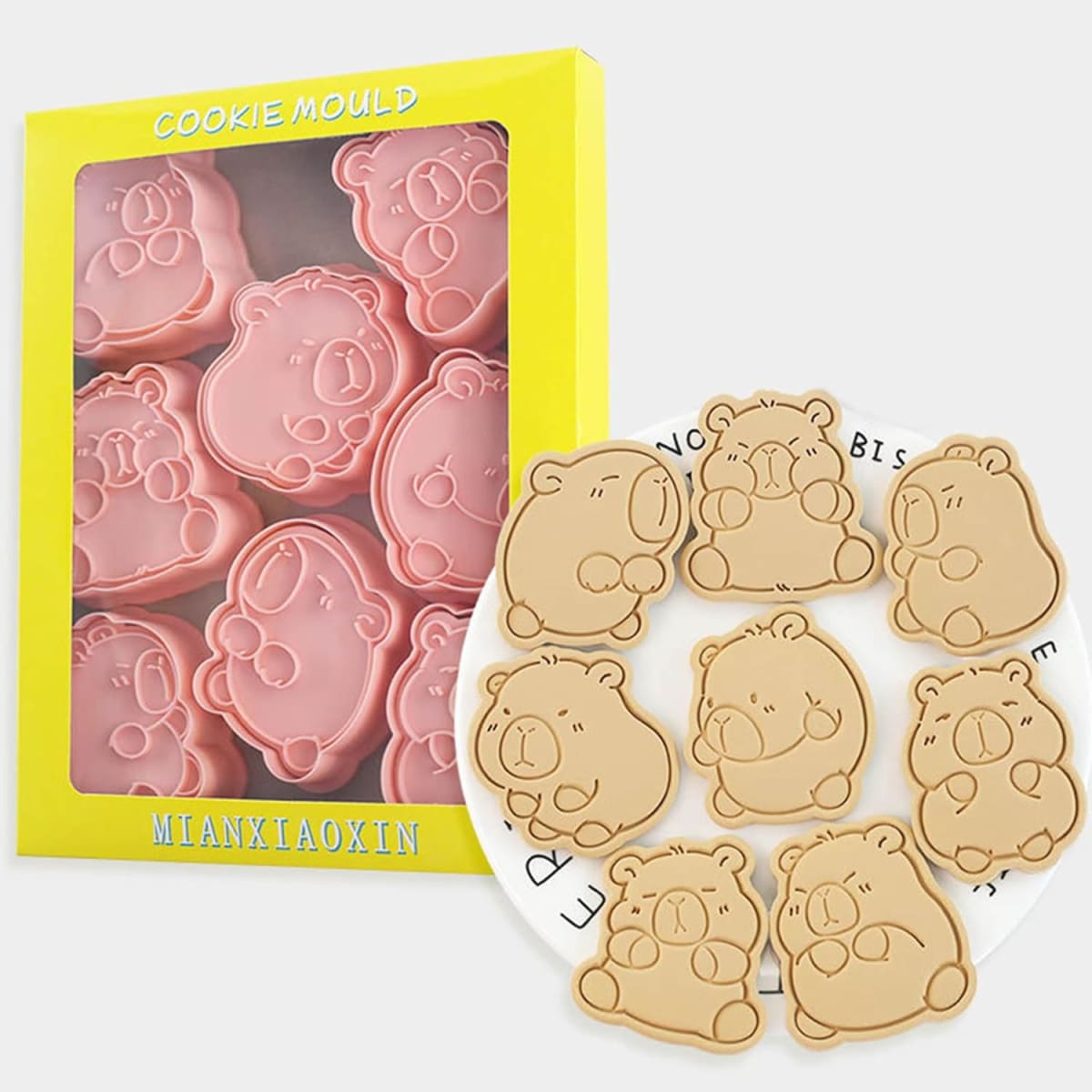 Set Cortador Marcador Capibara N°2 - 8 Diseños6