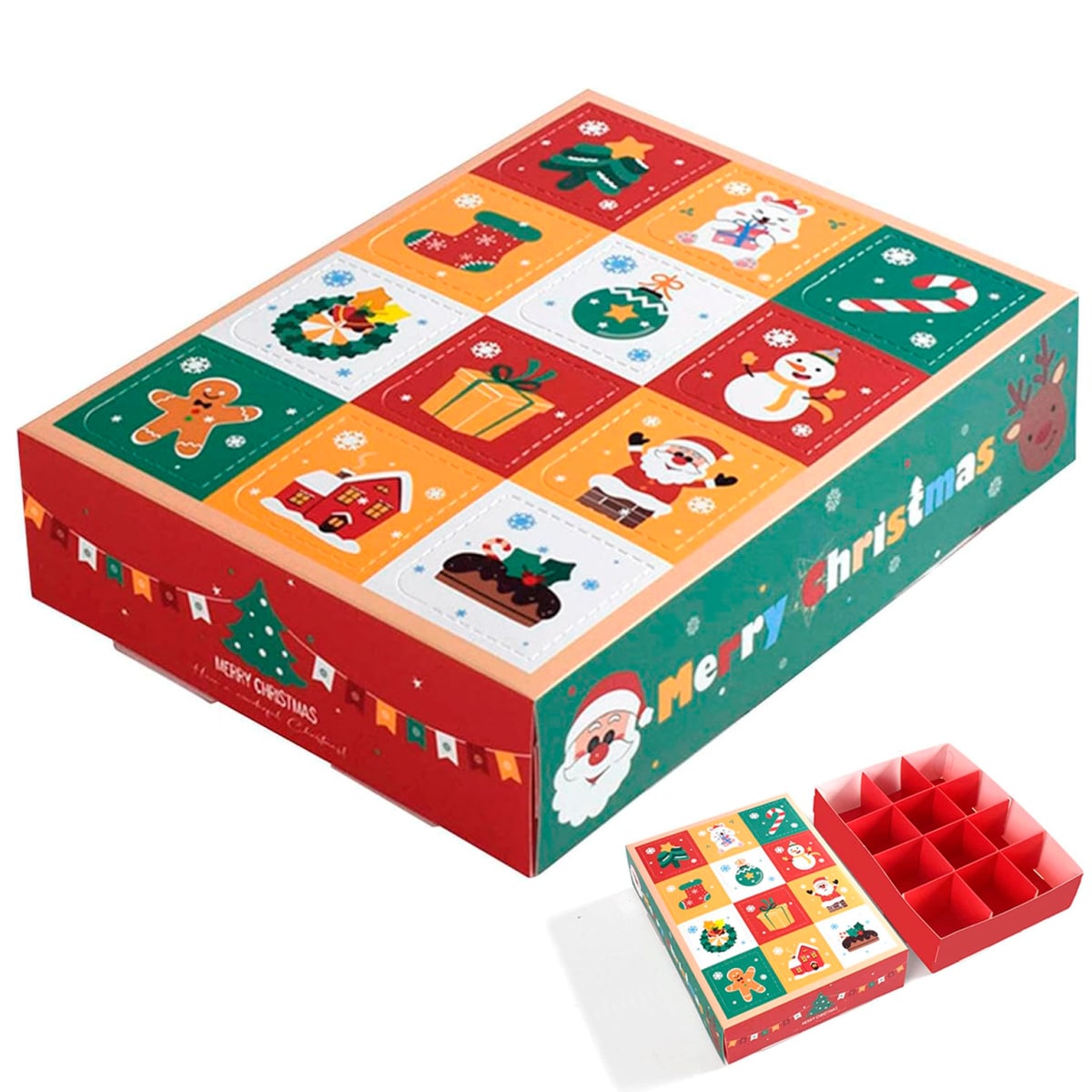 Set Cajas Calendario de Adviento 12 Días 5 Unidades1