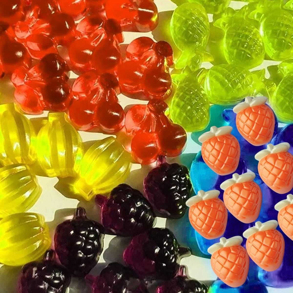 Molde Silicona Gomitas de Frutas7