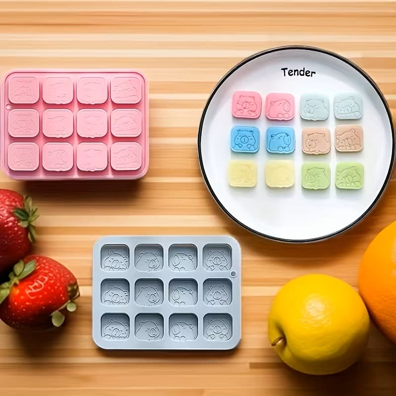 Molde Capibaras Bloques 12 Cavidades Silicona5