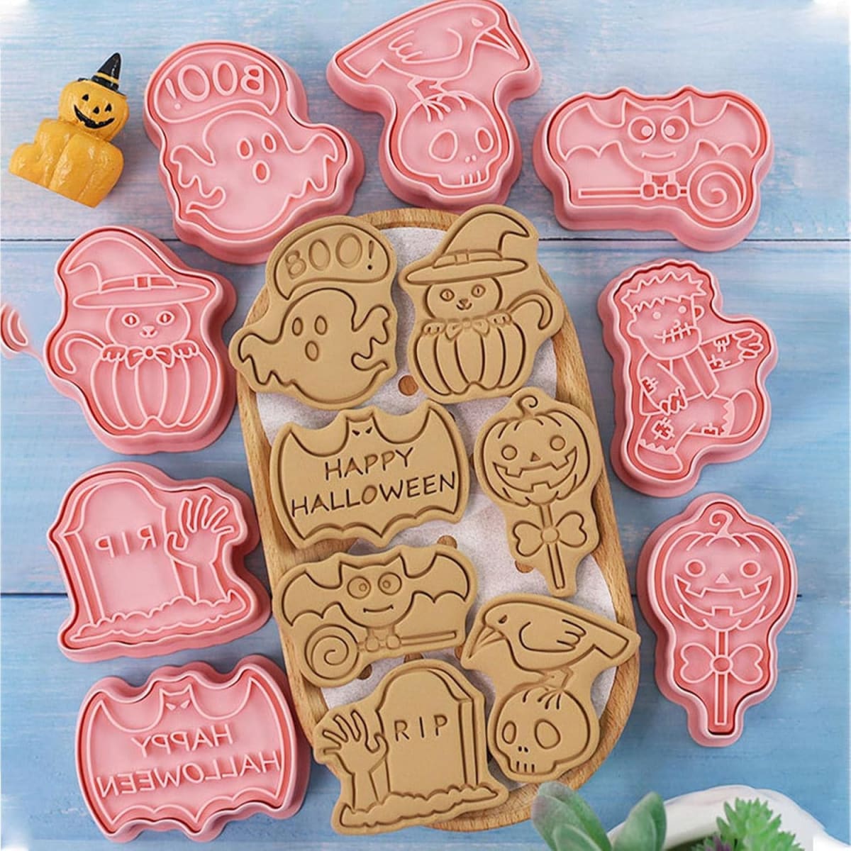 Set Cortador Marcador Halloween N°5 - 8 Diseños2