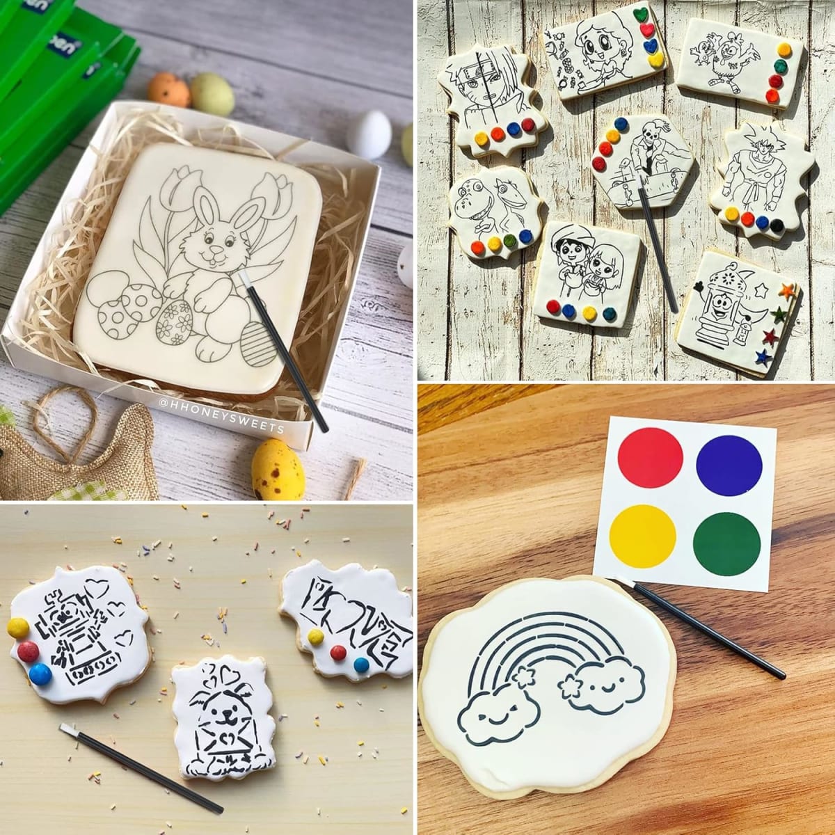 Pinceles Pinta Galleta 9 cm. 50 Unidades5