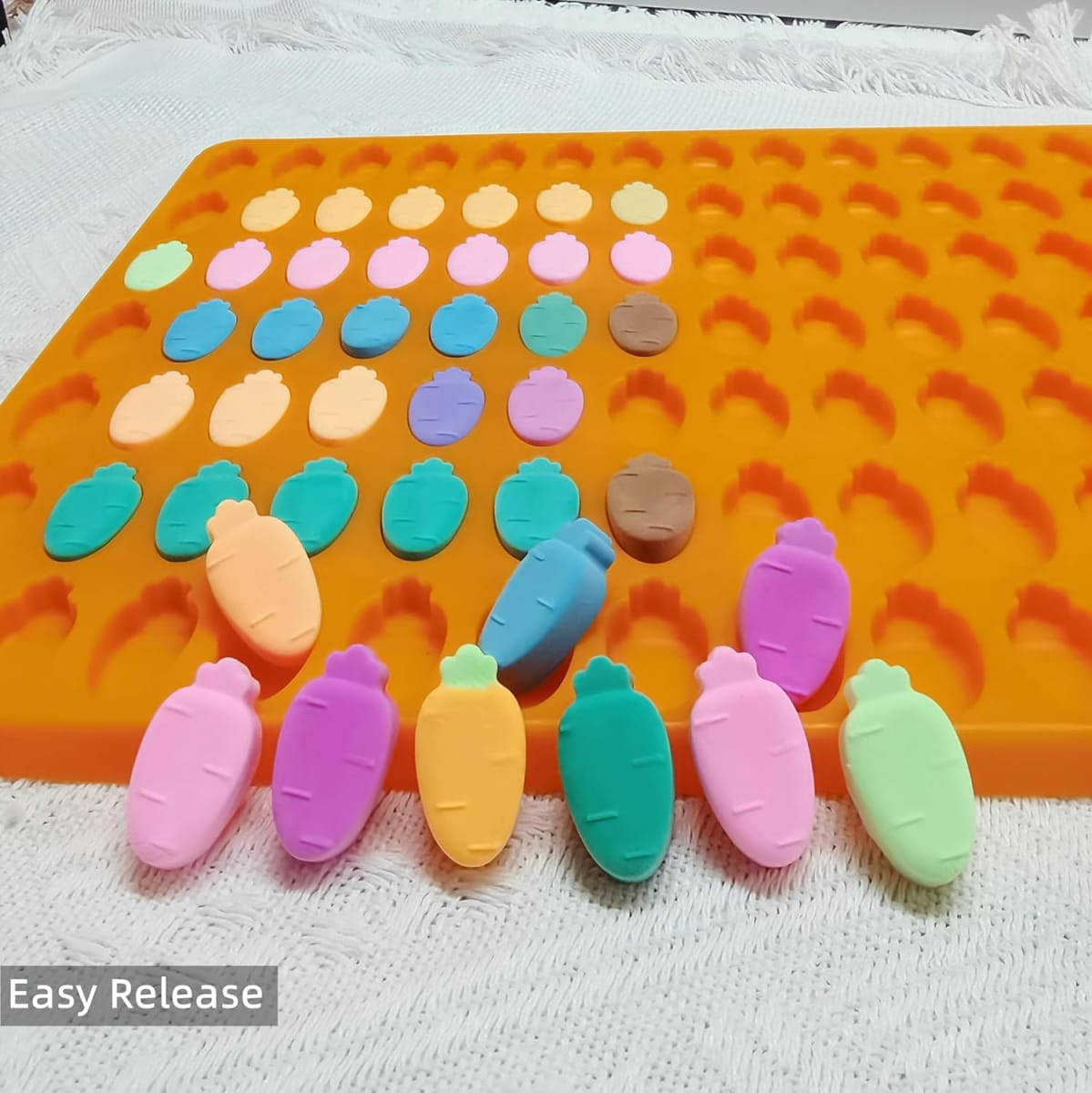 Molde Chocolate Silicona Zanahorias 119 Cavidades2