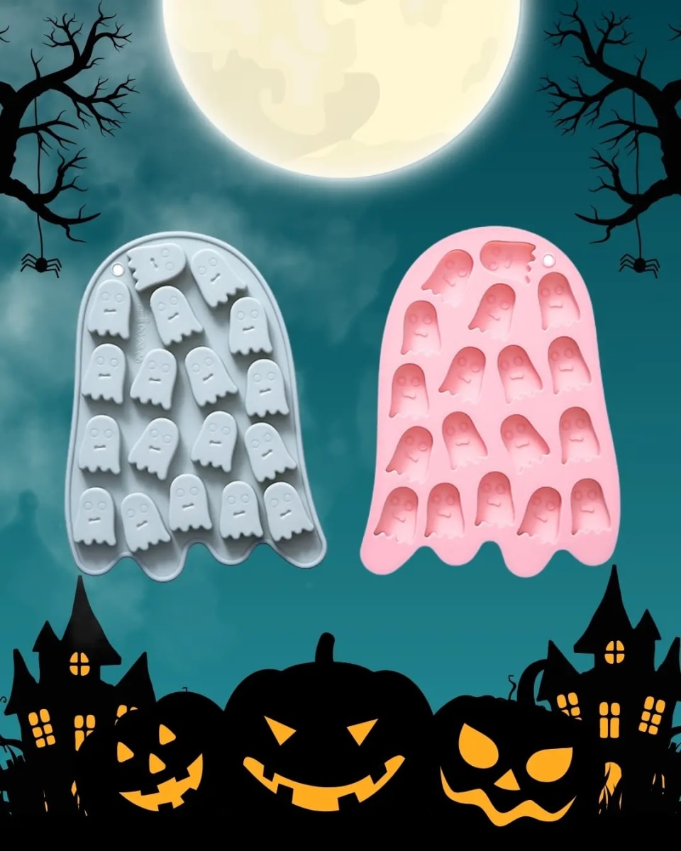 Molde Fantasmas 18 Cavidades Silicona3