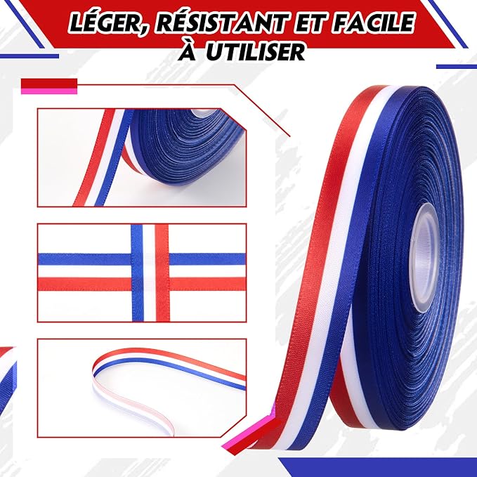 Cinta Tela Lazo Tricolor 2 cm. x 1,8 mts.6
