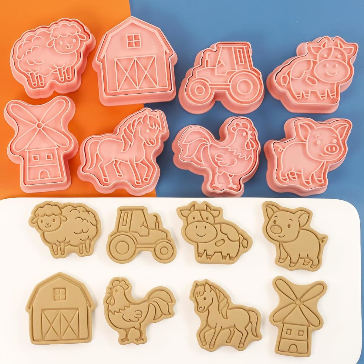 Set Cortador Marcador Granja 8 Diseños2