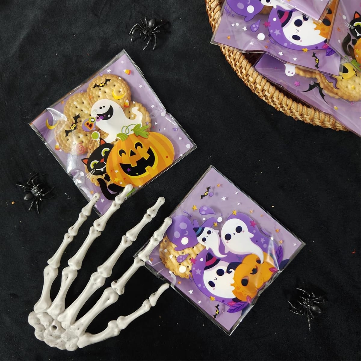 Bolsa Celofán Halloween N°2 10x10 con Adhesivo 100 Unidades4