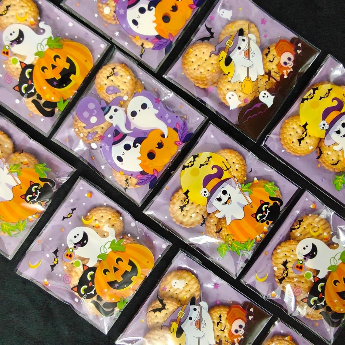 Bolsa Celofán Halloween N°2 10x10 con Adhesivo 100 Unidades3