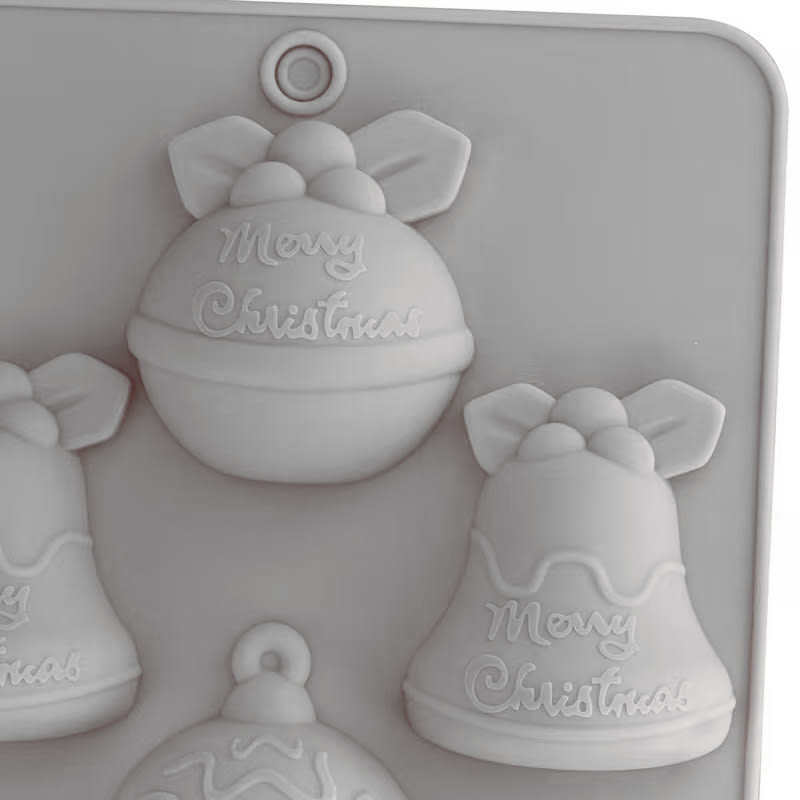 Molde Adornos Navideños 6 Cavidades Silicona4